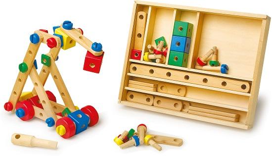 Wooden Construction Set sold by Gifts for Little Hands